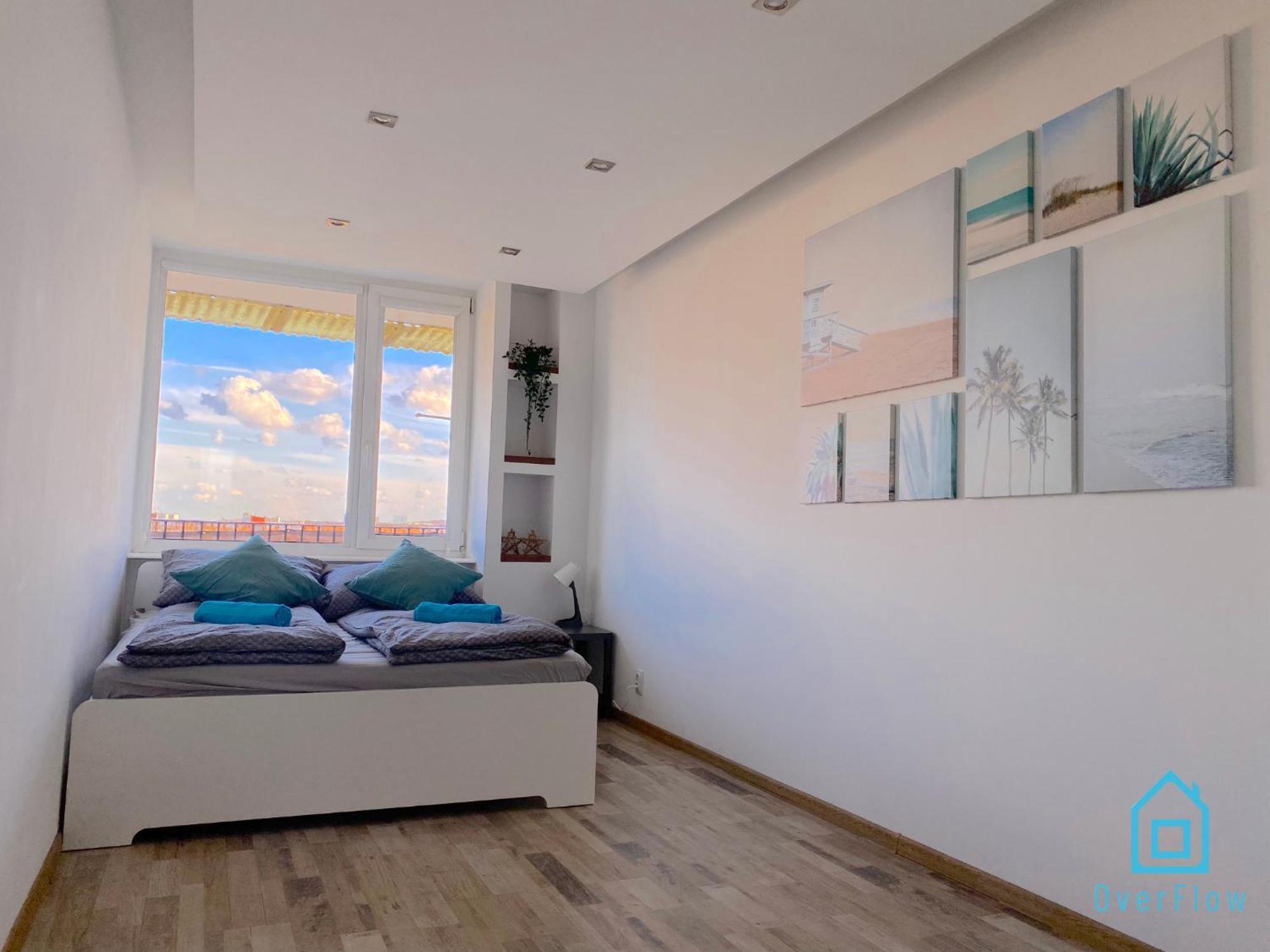Wave Apartment With Amazing View- 2 Km To Baltic Sea 格但斯克 外观 照片