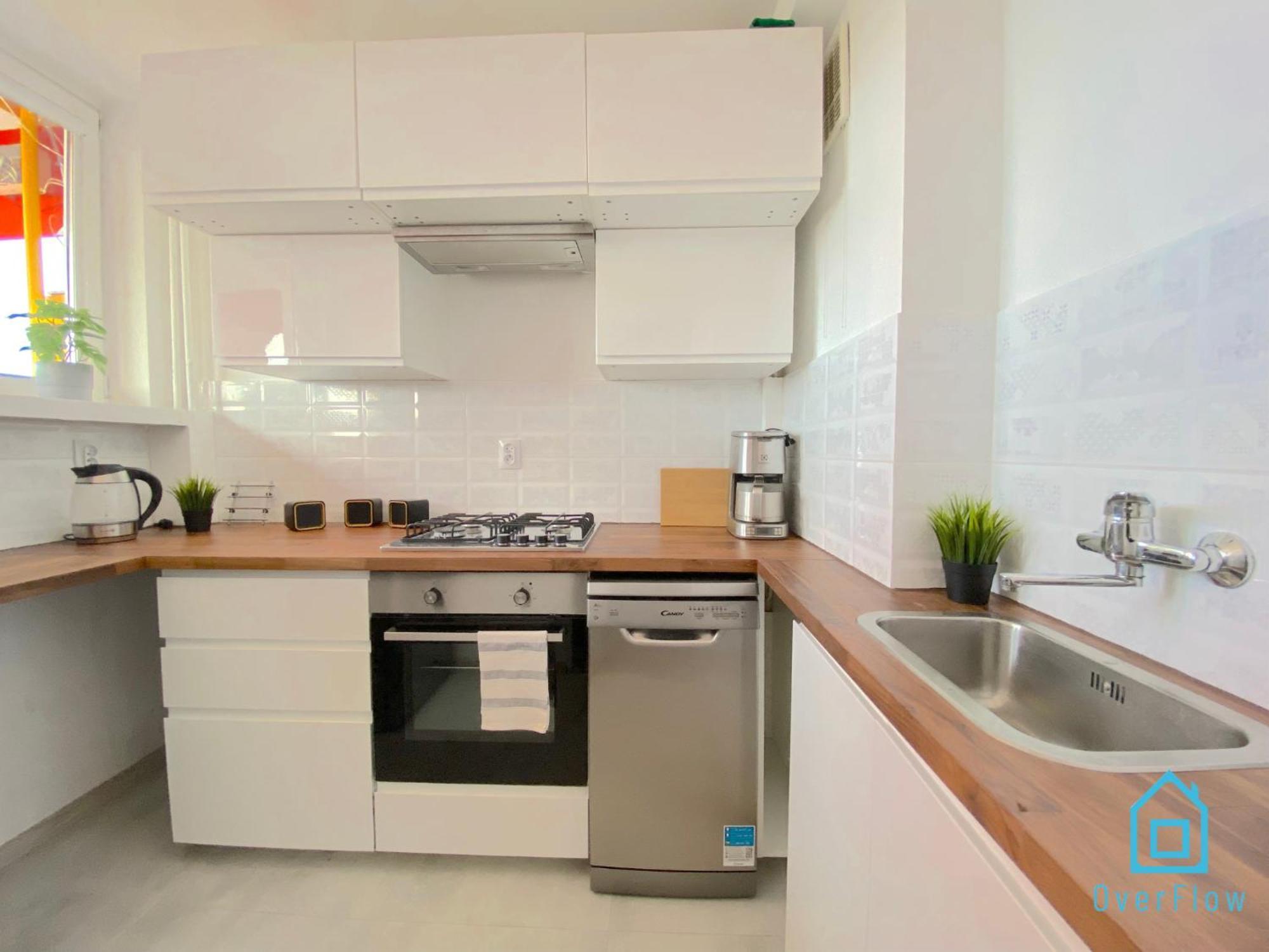 Wave Apartment With Amazing View- 2 Km To Baltic Sea 格但斯克 外观 照片